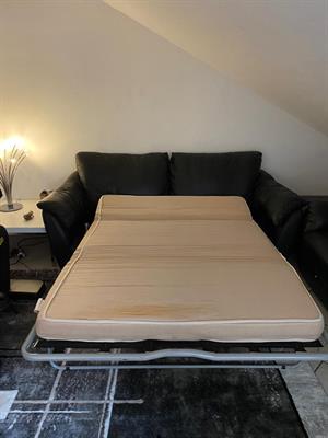 Divano letto ecopelle, marca Ikea - Foto 2